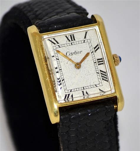 ebay cartier tank watch|pre owned cartier tank watches.